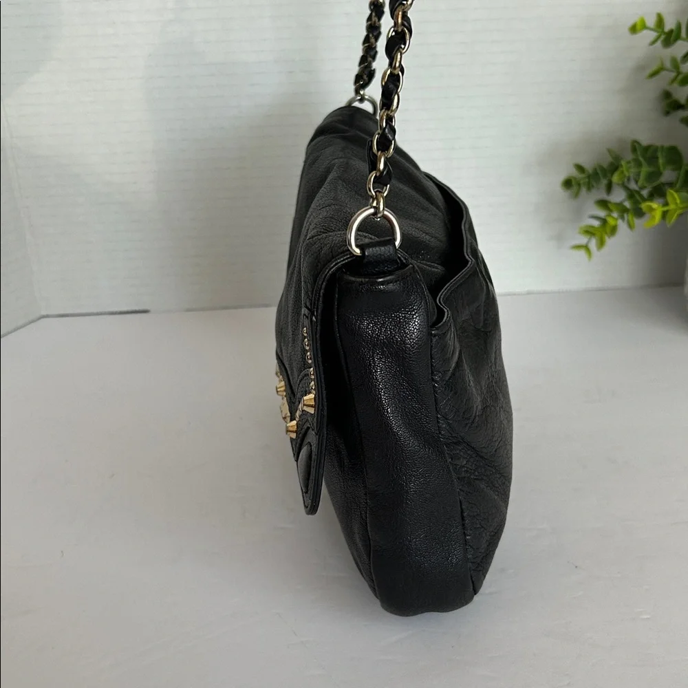 Juicy Couture black leather crossbody bag